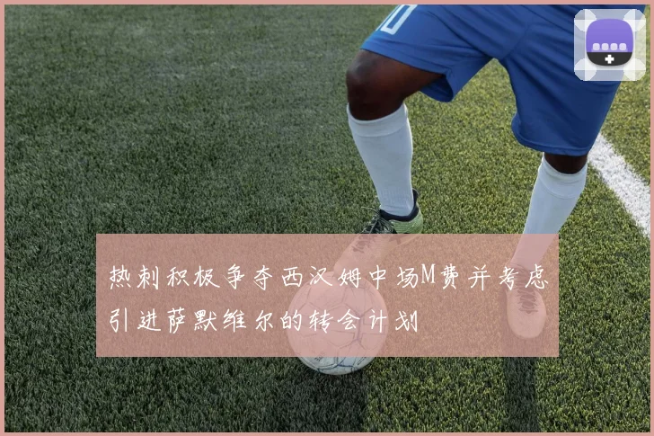 热刺积极争夺西汉姆中场M费并考虑引进萨默维尔的转会计划